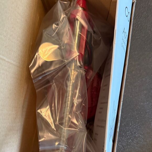 Coline Red Apple Peeler with suction base and cast iron body - Picture 6 of 6